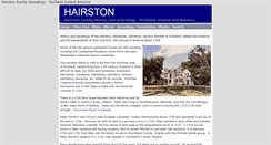 Desktop Screenshot of hairston.org